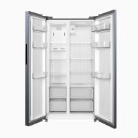 美的/Midea BCD-532WKPM(ZG) 532L/1级/对开门/机械控温/风冷/灰色/电冰箱